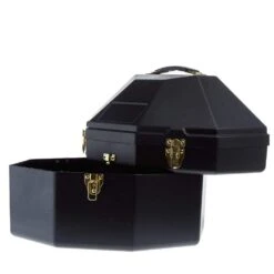 M&F Black Double Hat Can 5 M&F Black Double Hat Can -Beste Western Cowboy Store 0151001 04