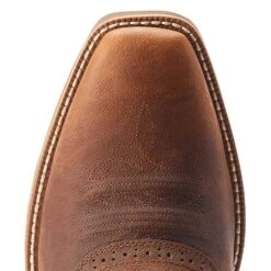 Ariat Men's Hybrid Roughstock Sorrel Crunch Square Toe Boot -Beste Western Cowboy Store 10044565 051