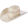 American Hats Two-Toned Vented Tan And Ivory Straw Cowboy Hat -Beste Western Cowboy Store 103639 default l