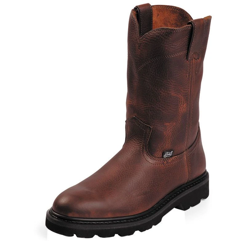 Justin Boots Mens Tan Premium 10in Top Work Boots WK4905 Justin Boots Mens Tan Premium 10in Top Work Boots WK4905 -Beste Western Cowboy Store 12000 default l