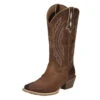 Justin Boots Women`s Rein Waxy Tan 12` Sand Brown Top