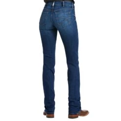 Ariat Women's R.E.A.L. Mid Rise Candace Straight Jean