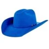 Rodeo King 7X Cobalt Blue 4in. Brim Open Crown Felt Cowboy Hat -Beste Western Cowboy Store 149617 default l
