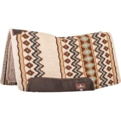 Classic ESP Blanket Top Contoured 32x34 Saddle Pad Cream/Coffee