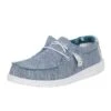 Heydude Men`s Hey Dude Wally Sox Ice Grey Casual Shoe -Beste Western Cowboy Store 153905 default l