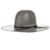 American Hats AHC 6210 Fancy Vent Ivory 4 1/4in. Brim Round Oval Open Crown Cowboy Hat -Beste Western Cowboy Store 156320 default l