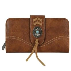 Justin Wallet With Laced Trim
