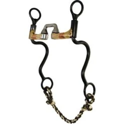 Dutton Copper Wrapped One By One Cavalry 8in. Cheek Bit