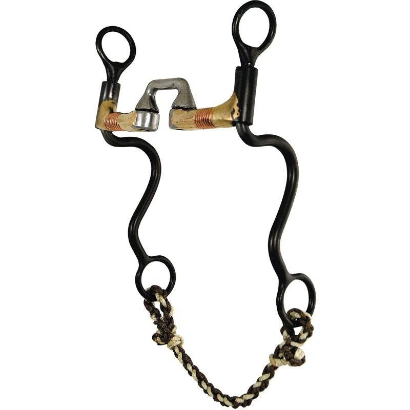 Dutton Copper Wrapped One by One Cavalry 8in. Cheek Bit Dutton Copper Wrapped One By One Cavalry 8in. Cheek Bit -Beste Western Cowboy Store 3132 default l