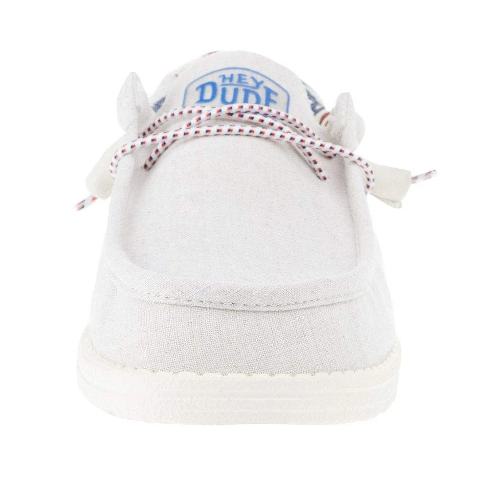 Heydude Men's Hey Dude Wally Patriotic Off White Casual Heydude Men's Hey Dude Wally Patriotic Off White Casual -Beste Western Cowboy Store 40001 1K1 02