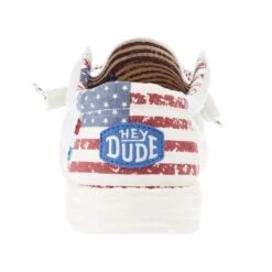 Heydude Men's Hey Dude Wally Patriotic Off White Casual 5 Heydude Men's Hey Dude Wally Patriotic Off White Casual -Beste Western Cowboy Store 40001 1K1 04