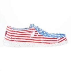 Heydude Men's Hey Dude Wally Patriotic Stars And Stripes Casual -Beste Western Cowboy Store 40001 9C8 05