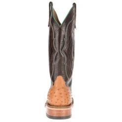 Anderson Bean NRS Ride Ready Women's Cognac Mad Dog Full Quill Ostrich Boots -Beste Western Cowboy Store 4076M 3