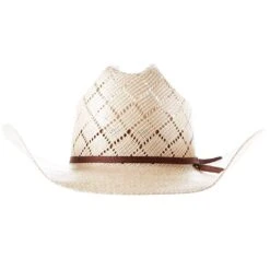 American Hats AHC 5050 Rancher Drilex 4 1/4in. Brim 2 Cord Chocolate Band Straw Cowboy Hat -Beste Western Cowboy Store 5050RC2CCHOC42 4