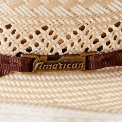 American Hats AHC 6900 Racher Drilex 2 Cord Chocolate Band 4 1/4in. Brim Straw Cowboy Hat -Beste Western Cowboy Store 6900RC2CCHOC42 3