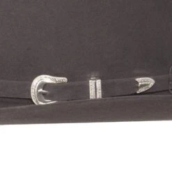 American Hats 7X Steel 4 /4in. Brim Open Crown Felt Cowboy Hat -Beste Western Cowboy Store 7XSTES42 4