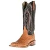 Anderson Bean NRS Ride Ready Women's Cognac Mad Dog Full Quill Ostrich Boots