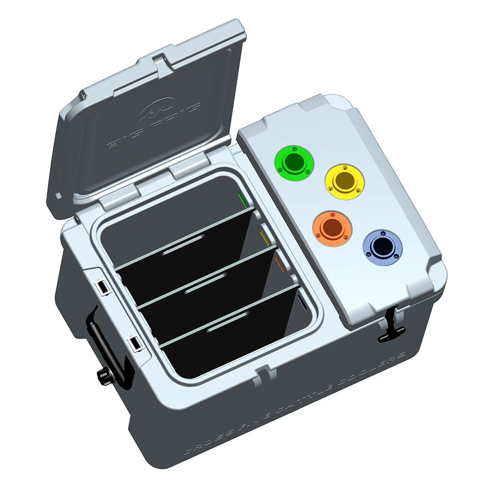 Cross Five Cattle Coolers 4 Holster Chute Side Cooler Cross Five Cattle Coolers 4 Holster Chute Side Cooler -Beste Western Cowboy Store CFCCRH4 1