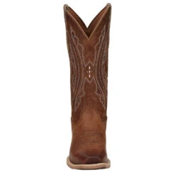 Justin Boots Women`s Rein Waxy Tan 12` Sand Brown Top -Beste Western Cowboy Store JST 008 L2962 2
