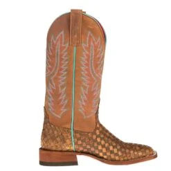 Macie Bean Women's Unbeweveable Crazy Train-13in Honey Crazy Boots -Beste Western Cowboy Store M9092 4