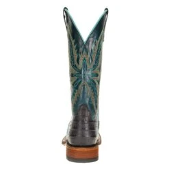 Macie Bean Boots Women's Bite In Shining Armour Turquoise Top Boot -Beste Western Cowboy Store M9141 3