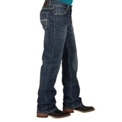 Rock N Roll Cowboy Mens N Double Barrel Relaxed Fit Straight Leg Jeans -Beste Western Cowboy Store MOS8553 2