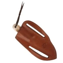 Nrs Ranch Knives Cowtown Knife Abilene W/ Plain Leather Pancake Sheath -Beste Western Cowboy Store NRS AKPS 6