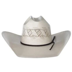 Rodeo King Ivory The Wind Shantung 4 1/2in. Brim Open Crown Straw Cowboy Hat -Beste Western Cowboy Store RK318 2