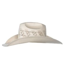 Rodeo King Ivory The Wind Shantung 4 1/2in. Brim Open Crown Straw Cowboy Hat -Beste Western Cowboy Store RK318 3