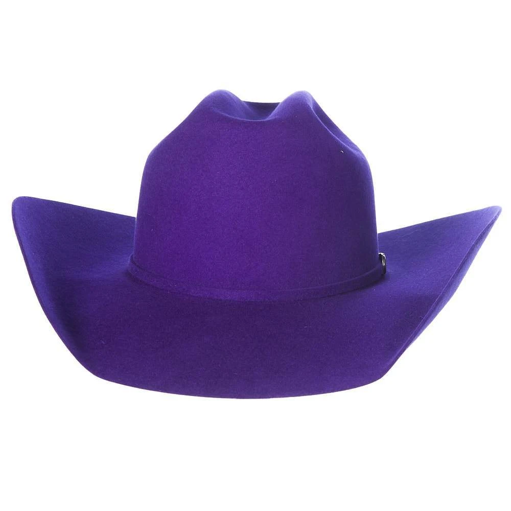 Rodeo King 7X Purple Self Band 4 1/4in. Brim Open Crown Felt Cowboy Hat Rodeo King 7X Purple Self Band 4 1/4in. Brim Open Crown Felt Cowboy Hat -Beste Western Cowboy Store RK457 4