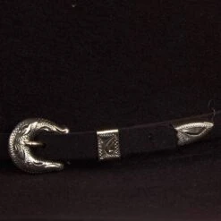 Rodeo King 10X Black Cherry 4 1/2in. Brim Self Band Open Crown Felt Cowboy Hat 3 Rodeo King 10X Black Cherry 4 1/2in. Brim Self Band Open Crown Felt Cowboy Hat -Beste Western Cowboy Store RK465 2