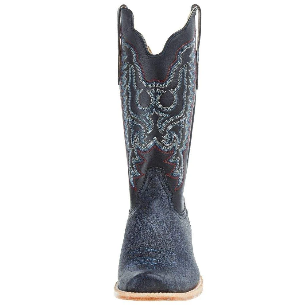 R Watson Boots Men`s Blue Cape Buffalo 13in Midnight Blue Sinatra Cowhide Top Boot R Watson Boots Men`s Blue Cape Buffalo 13in Midnight Blue Sinatra Cowhide Top Boot -Beste Western Cowboy Store RW7103 1 02