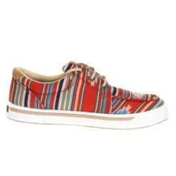 Twisted X Men's Hooey Exclusive Red Fiesta Aztec Loper Casual Shoe -Beste Western Cowboy Store SMUMHYC04 4