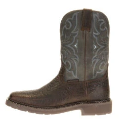 Justin Boots Men's Stampede H20 Amarillo 11in. Slate Embossed Top Soft Toe Work Boot -Beste Western Cowboy Store WK4312 3